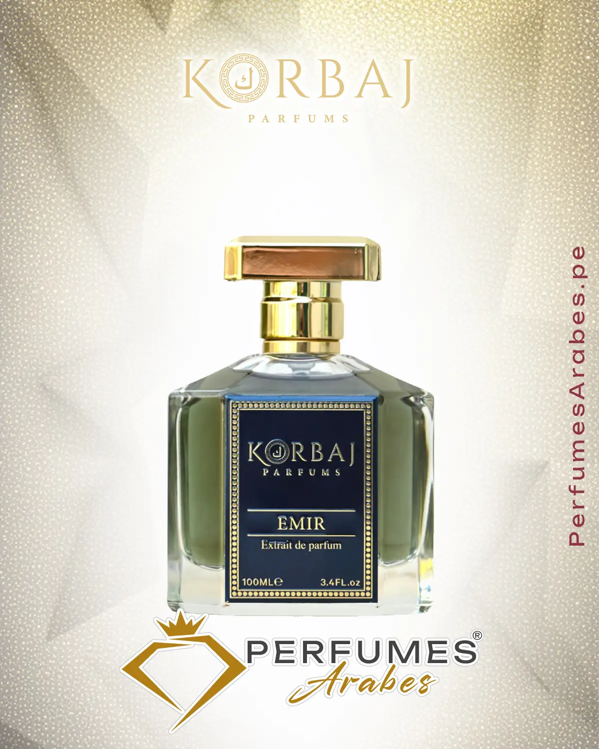 Korbaj Parfums EMIR | Extracto de Perfume Arabe Nicho